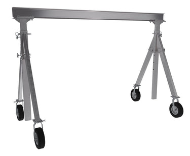 Adjustable Height Aluminum Gantry Crane w/ 12' Beam Height